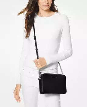 Кожаный комплект через плечо East West Michael Kors
