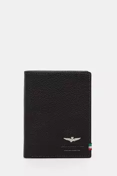 Кожаный кошелек Aeronautica Militare, коричневый