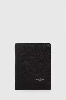 Кожаный кошелек Aeronautica Militare, коричневый