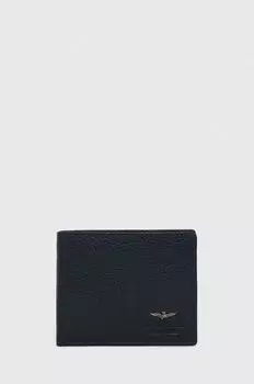 Кожаный кошелек Aeronautica Militare, темно-синий