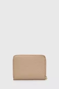 Кожаный кошелек Answear Lab, бежевый