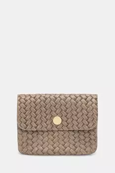 Кожаный кошелек Answear.Lab, бежевый