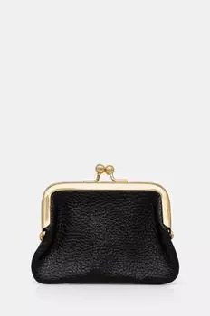 Кожаный кошелек Answear Lab, черный