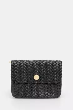 Кожаный кошелек Answear.Lab, черный