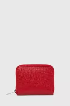 Кожаный кошелек Answear Lab, красный