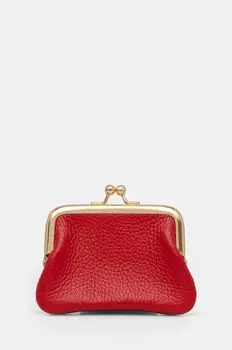 Кожаный кошелек Answear Lab, красный