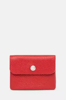 Кожаный кошелек Answear Lab, красный