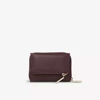 Кожаный кошелек Bibi Whistles, фиолетовый