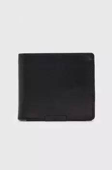 Кожаный кошелек Blyth AllSaints, черный