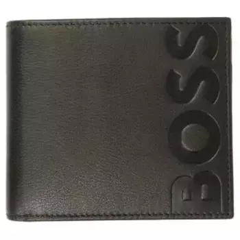 Кожаный кошелек большой bb_4 Boss, черный