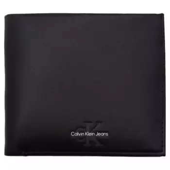 Кожаный кошелек Calvin Klein, черный