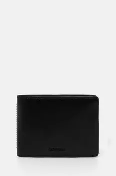Кожаный кошелек Calvin Klein, черный