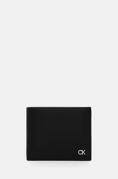 Кожаный кошелек Calvin Klein, черный