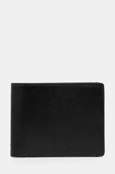 Кожаный кошелек Calvin Klein, черный