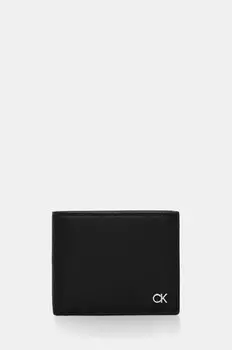 Кожаный кошелек Calvin Klein, черный