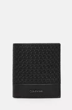 Кожаный кошелек Calvin Klein, черный