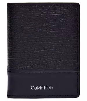 Кожаный кошелек Calvin Klein, черный