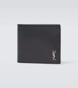 Кожаный кошелек cassandre Saint Laurent, черный