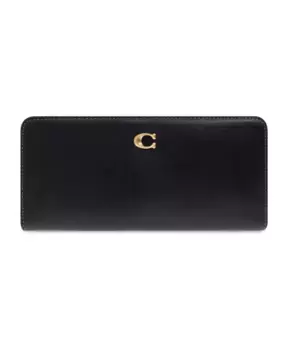 Кожаный кошелек Coach, черный