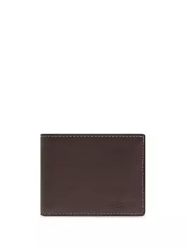 Кожаный кошелек Coach, коричневый