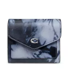 Кожаный кошелек Coach, синий