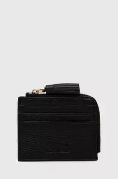 Кожаный кошелек Coccinelle, черный