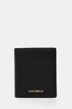 Кожаный кошелек Coccinelle, черный
