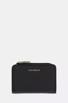 Кожаный кошелек Coccinelle, черный