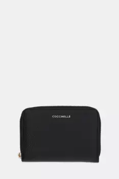 Кожаный кошелек Coccinelle, черный
