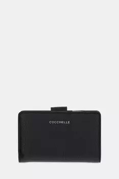 Кожаный кошелек Coccinelle, черный