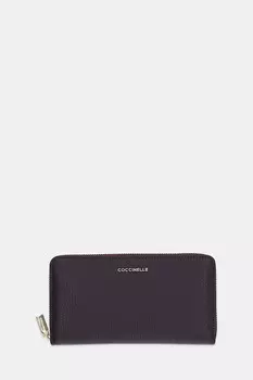 Кожаный кошелек Coccinelle, фиолетовый