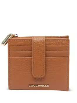 Кожаный кошелек Coccinelle, коричневый