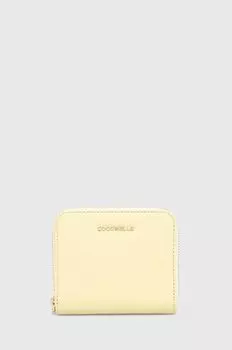 Кожаный кошелек Coccinelle, желтый