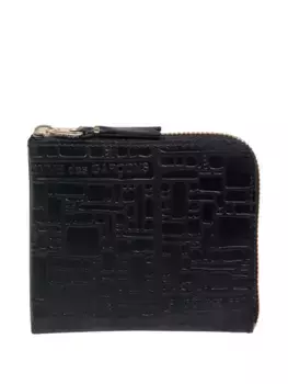 Кожаный кошелек Comme Des Garons Wallet, черный