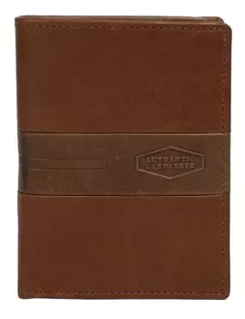 Кожаный кошелек Country, натуральная кожа Landleder, цвет Cognac