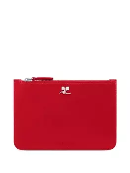 Кожаный кошелек Courrges, красный