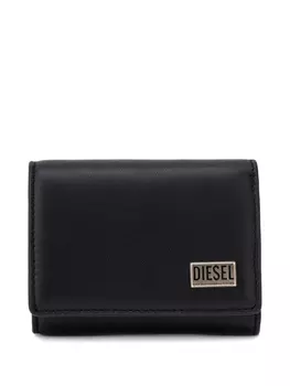 Кожаный кошелек Diesel, черный
