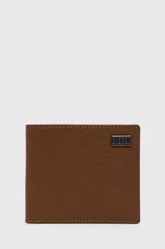 Кожаный кошелек Diesel, коричневый