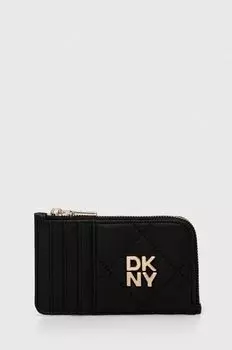 Кожаный кошелек Dkny, черный
