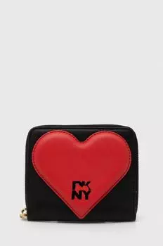 Кожаный кошелек Dkny, черный