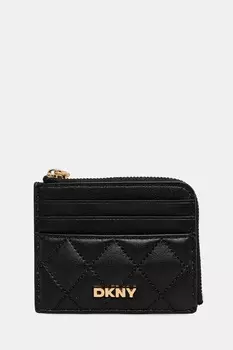 Кожаный кошелек Dkny, черный