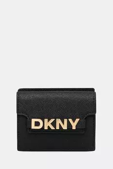 Кожаный кошелек Dkny, черный