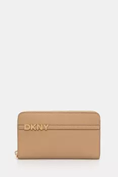 Кожаный кошелек Dkny, зеленый