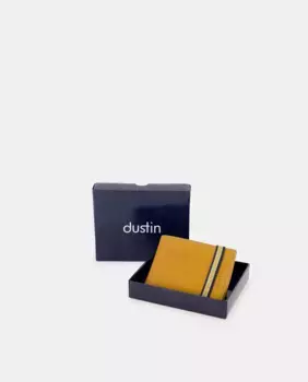 Кожаный кошелек для карт Dustin, цвет Mostaza