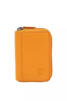 Кожаный кошелек для кредитных карт 'Concertina' с RFID-меткой PRIMEHIDE, желтый