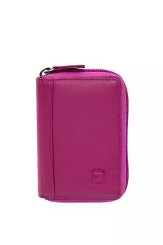 Кожаный кошелек для кредитных карт 'Concertina' с RFID-меткой PRIMEHIDE, розовый