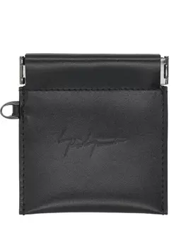 Кожаный кошелек для монет Discord Yohji Yamamoto, черный