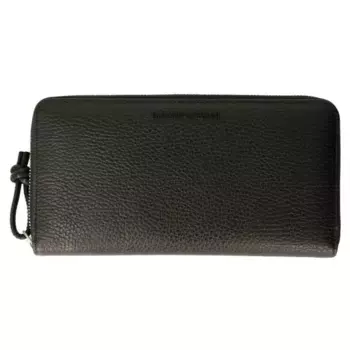 Кожаный кошелек Emporio Armani, черный