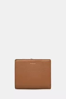 Кожаный кошелек Furla, бежевый