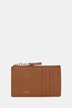 Кожаный кошелек Furla, коричневый